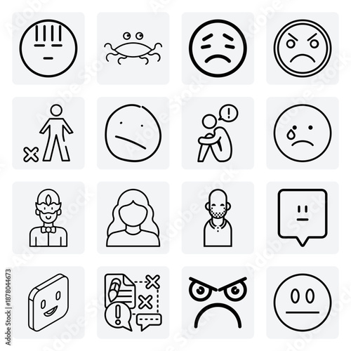 Diverse And Stylish Character Portraits – Featuring A Mohawk, Art Haircut, And Goatee For Modern User Avatars