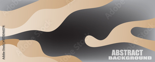 Abstract wave chocolates color background. Vector illustration with splash, dripping,