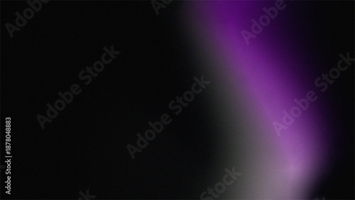 Canvas Print Vibrant purple and white light streak against dark background with gradient effe