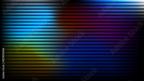 An abstract digital artwork featuring vibrant colors and dynamic lines, creating a mesmerizing visual effect from a close-up viewpoint.