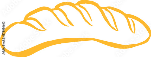 Hand Drawn Bread Loaf