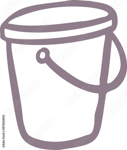 Hand Drawn Bucket Doodle