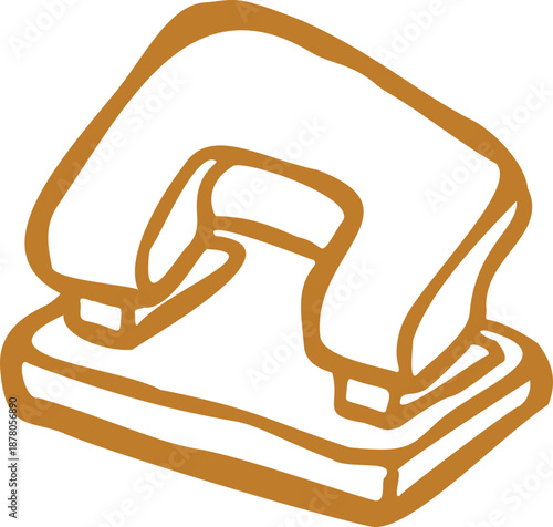 Hole Puncher Hand Drawn