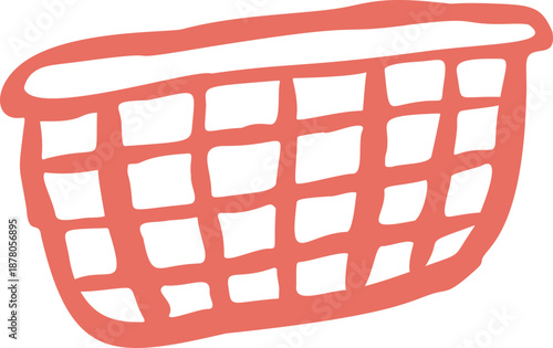 Doodle Laundry Basket Icon