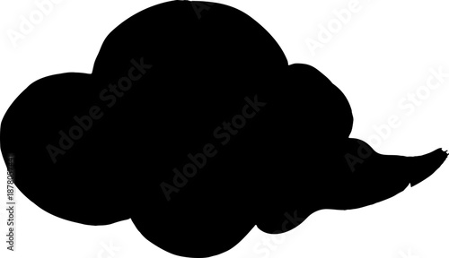 Japanese Cloud Silhouette