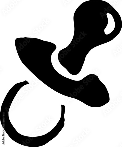 Rough Pacifier Silhouette