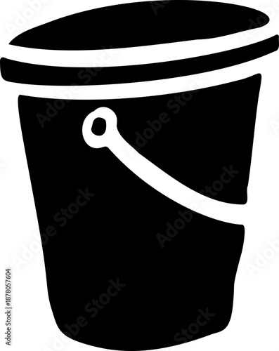 Bucket Silhouette Icon