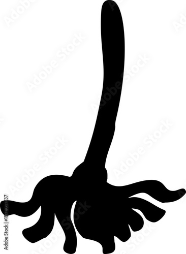 Halloween Witch Broom Silhouette