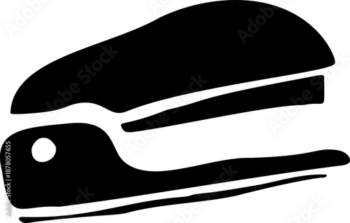 Bold Stapler Silhouette