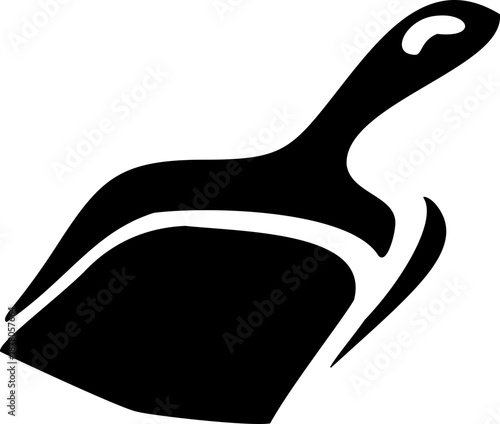 Dustpan Silhouette Icon