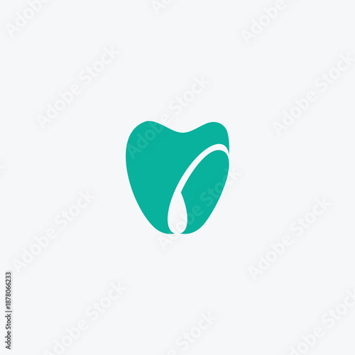 elegant  dental clinic idea vector logo design