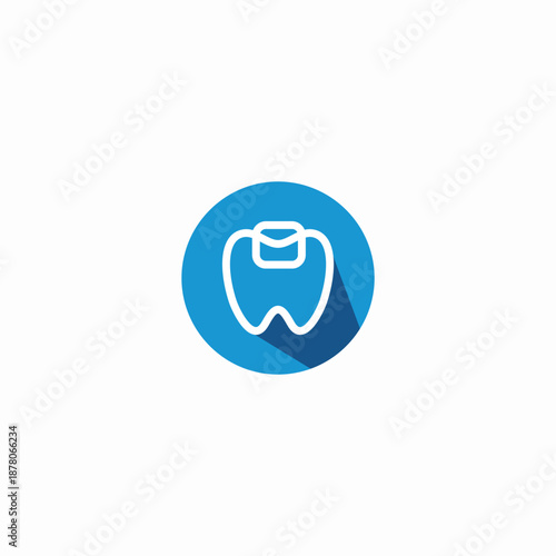 creative design dental clinic logo and icon