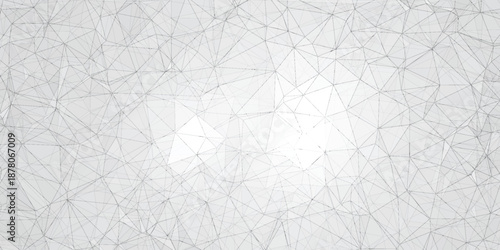 Monochromatic Low Poly Geometric Background in Shades of Gray and White Keywords: low poly, geometric, background, abstract, pattern, monochromatic, grayscale, triangulation, polygon