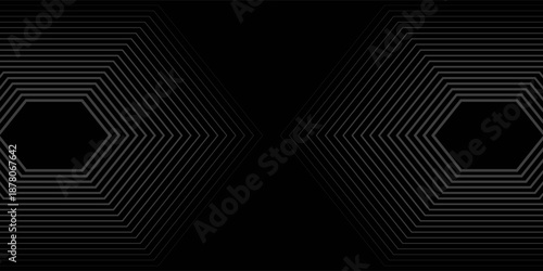 Linear arrow halftone background. Striped gradient triangle texture. Line arrows center pointing. Thin to thick repeating stripe backdrop for poster, cover, banner. Vector masculine sporty wallpaper