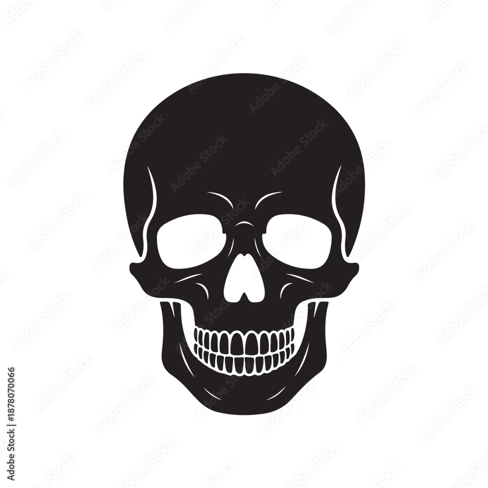 Fototapeta premium Skull illustration (4).eps