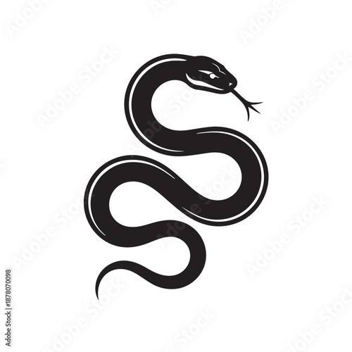 Wallpaper Mural Snake line art (1).eps Torontodigital.ca