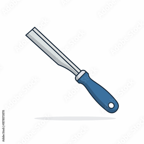 Blue Handled Woodworking Chisel