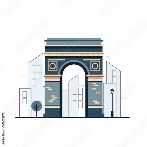 Arc De Triomphe Paris Landmark