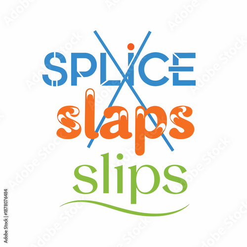 Splice Slaps Slips Logo