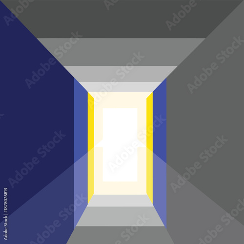 Corridor Leading to Bright Light