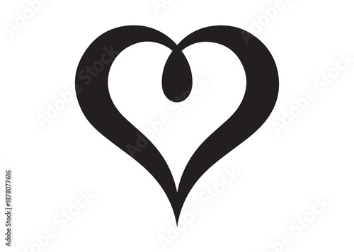 Heart Shape icon, Heart Shape solid vector