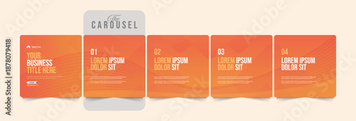 Modern Social Media Carousel Template Set – Editable Instagram & LinkedIn Carousel Post Design, Business Banner Layout, Clean Gradient Design