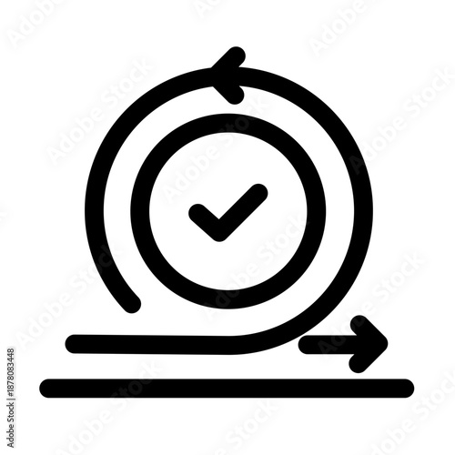 Agile and teamwork symbol - Agile, teamwork and project management icon symbol