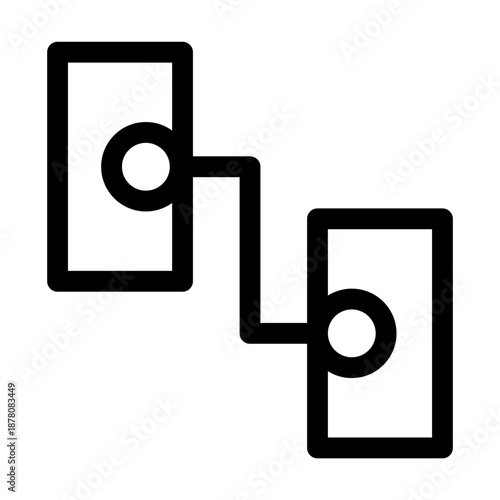 Agile and teamwork symbol - Agile, teamwork and project management icon symbol