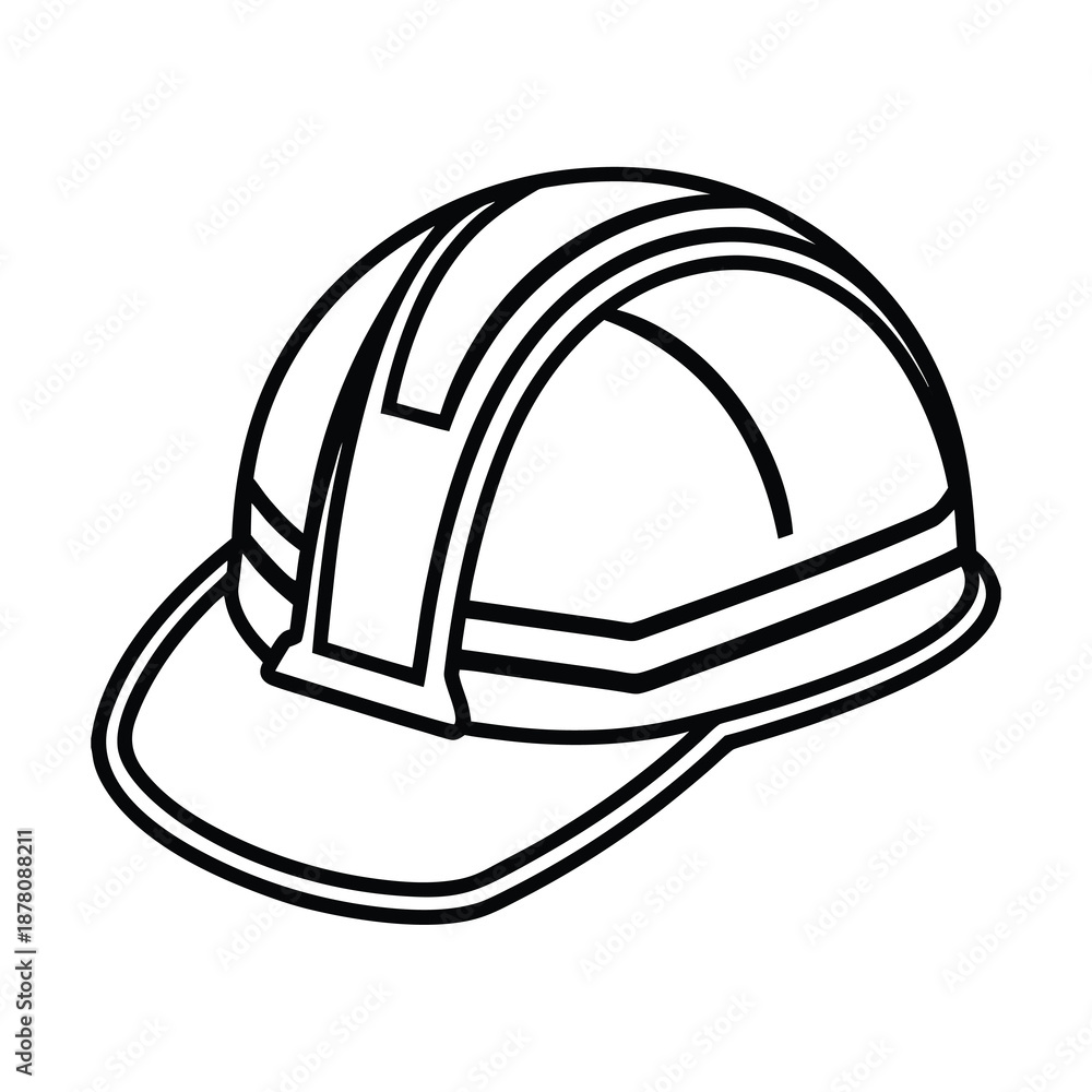 Fototapeta premium hard hat safety helmet element