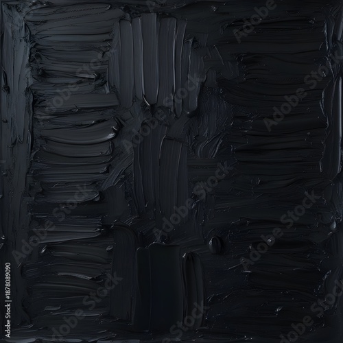 black paint texture, abstract brushstroke background, impasto paint art, monochrome textured wallpaper, expressive black art, artistic paint layers, modern abstract painting, tactile paint surface
