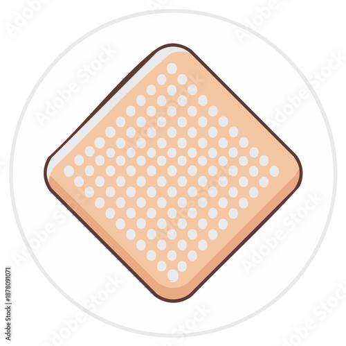 Adhesive bandage for first aid for wound protection and medical treatment