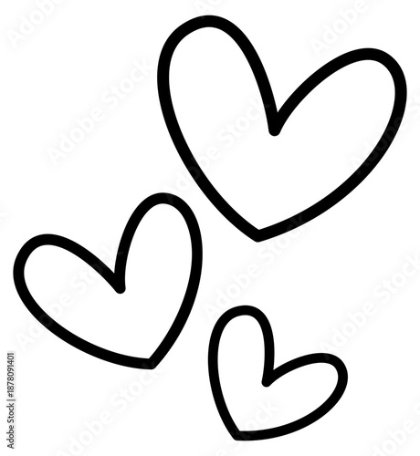 Hearts | Cute Heart Art | Vector Design