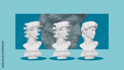 Deepfake Related Skepticism Concept - AI Manipulation, Synthetic Media, Visual Disinformation, Digital Identity Crisis, Trust Erosion and Authenticity Loss in the Age of Artificial Intelligence
