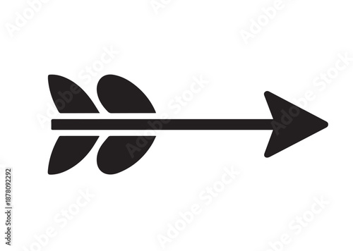 Cupid Arrow icon, Cupid Arrow solid vector