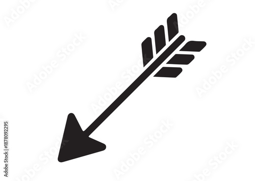 Cupid Arrow icon, Cupid Arrow solid vector
