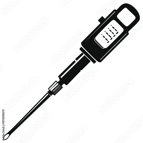 Digital Food Thermometer with LCD Screen for Accurate Cooking Temperature Measurement