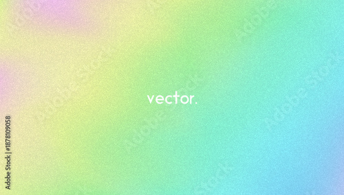 Noise Gradient Background. Abstract Grainy Bg In Pink, Purple And Blue Colors. Iridescent Hologram. Pearlescent Holographic Texture With Rainbow Foil. Cloudy Pastel Wallpaper With Ink Blend