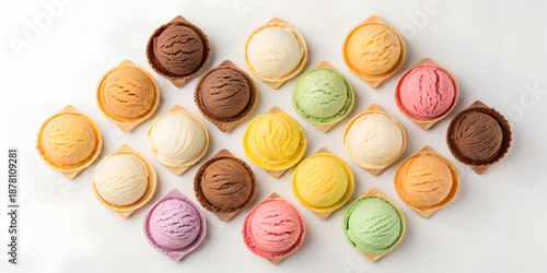 flat-lay-ice-cream-scoops-arranged-in-geometric-pa