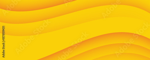 Orange and green abstract geometric background. Simple wave liquid circles and triangles abstract background. Vector illustration for covers, banners, fliers and posters and other designs