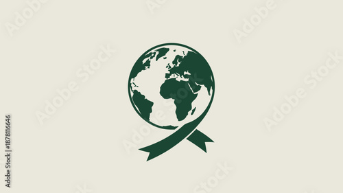 Global awareness ribbon Vector