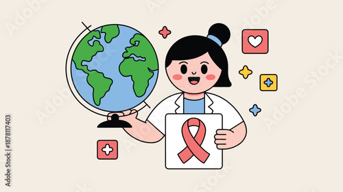 Global awareness for health causes Vector