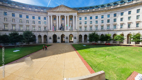 Tableau sur toile Washington DC federal architecture with EPA headquarters and urban government se