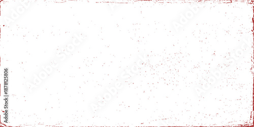 A vintage red grunge paper background featuring a textured rough surface and aged design pattern provides a dirty wall backdrop with copy space for art and illustration