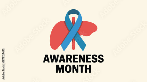 Awareness month symbol Vector