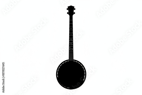Silhouette of a Banjo