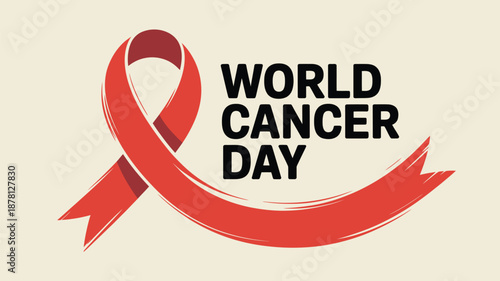 Celebrating world cancer day Vector