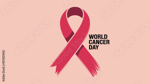 Celebrate world cancer day Vector