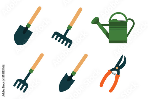 Gardening Tools and Equipment Set for Backyard Work