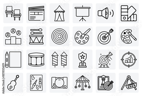 Carnival Fun And Leisure Activities – Merry-Go-Rounds, Boat Swings, And Target Games For Festive Entertainment Designs