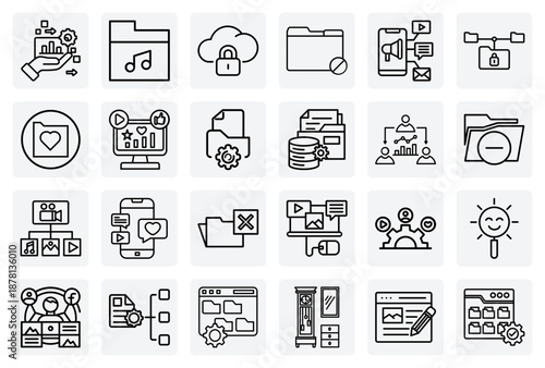 Digital Asset Management Strategy – Organizing Social Media Content And Data Resources Into Folders And Assets